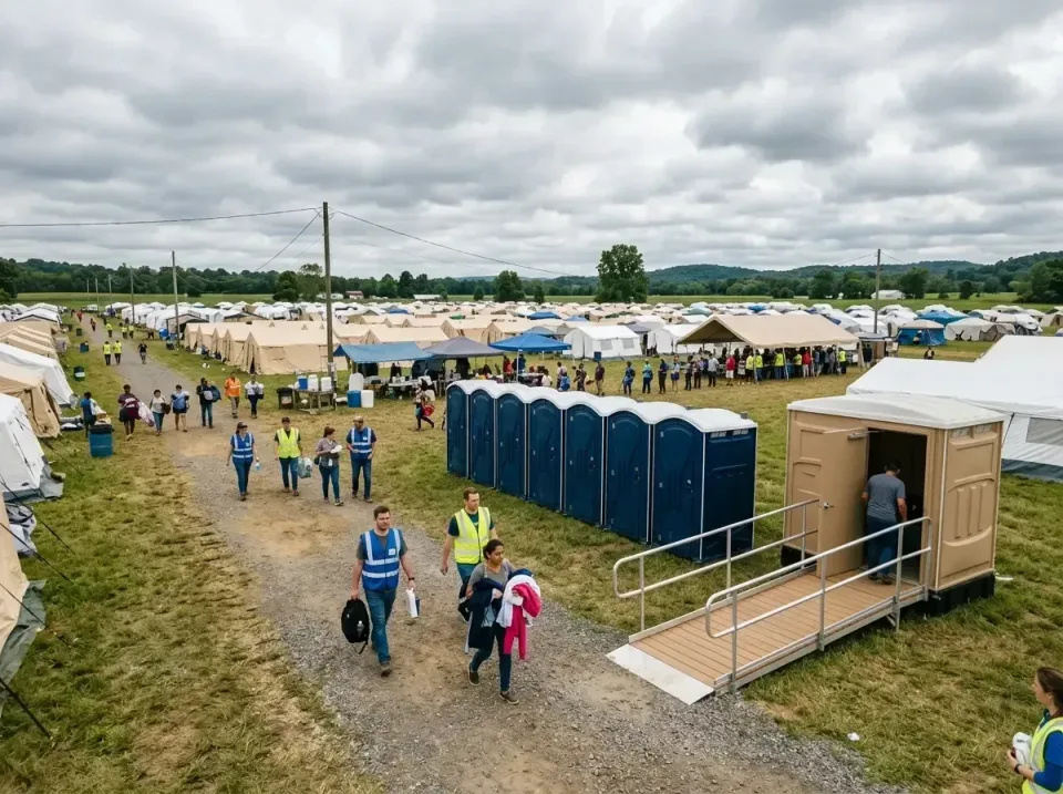 disaster-relief-camp-restrooms-010 — frequently asked questions, Dumpster & Portable Bathrooms Rental in College Place, WA
